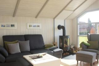 4 Personen Luxusferienhaus mit Sauna, Kaminofen, Klimaanlage, Kanu und Seeblick in Otterndorf - Otterndorf - 6