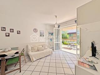 128 - Bilocale a Marcelli al Villaggio Rosa con portico e giardino, climatizzato - SPIAGGIA inclusa nel prezzo - 6