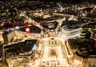 Ira's Square Apartment with Free Parking - Skopje - 0