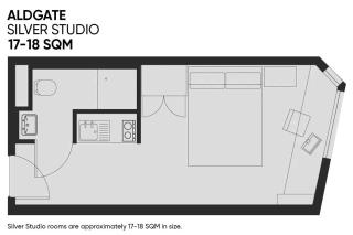 Student Only Silver Studio Upper Level Premium View Aldgate Residence - 8