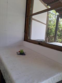 LAND FOR YOUR TENT NEXT TO A RIVER WITH A GARDEN SHACK ROOM you get two bicycles and two water floats USE THE PINPOINT LOCATION NOT THE ADDRESS TO GET HERE bathroom is a bit different so check YouTube video RiverRunDusko OPEN SHOWERS IN A NEARBY CAMP - 9