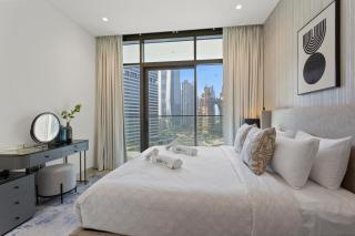 Bright 1 Bedroom with Burj Khalifa view in Peninsula - 9