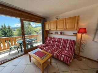 Les Saisies: Apt 3 pièces avec balcon, 7 pers, confort et vue - FR-1-293-285 - Hauteluce - 2
