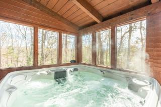2 Cabins Porch w Hot Tub Views Game Room Dudley II III by AvantStay - 0