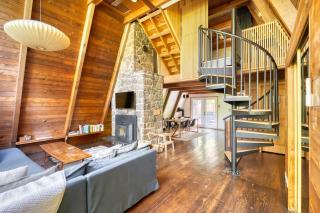 Modern A-Frame Cabin in the Woods - 6