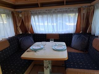 Le petit bonheur caravan met voortent en buitenkeuken - Maisonnais-sur-Tardoire - 1