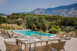 Magnificent Kefalonia Villa 3 Bedrooms Villa Montagna Mare Private Pool Stunning Sea Views Pesada - Kefalonia - 9