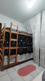 Cama Quarto Black hostel Pousada Tijucas Lua Encantada - 7