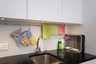 Chesa Quadrella Zimmer mit Küchenzeile inklusive Bergbahnen im Sommer-ausser Studio - 8