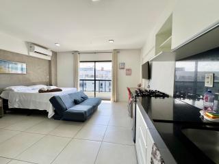 Loft com varanda 100 metros do mar Ponta Verde Ed Time 923 - 3