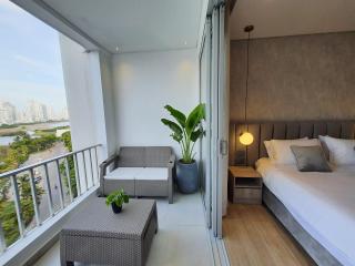 Moderna suite con balcón y vista al lago y al mar - Cartagena de Indias - 1