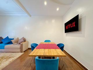 Élégant Appartement 2 Chambres avec Piscine et Climatisation à Guéliz - Marrakesch - 1