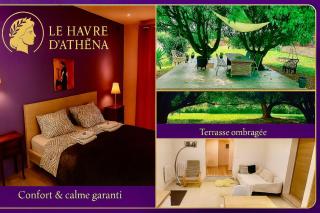 Le Havre d'Athena, App spacieux 2 chambres, Grand Jardin Privé, Sauna, WiFi & Abri Vélos - 0