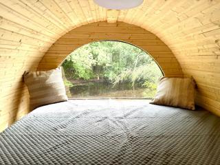 Schlaffass Natursee-Chalet mit Sanitärfass - 5