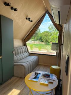 Tiny House Mon Cabanon grand jardin terrasse climatisation - 8