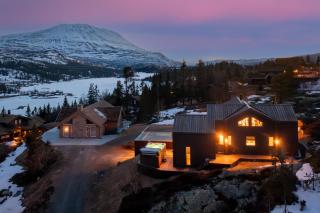 Hytte Gaustablikk sol og utsikt til Gaustatoppen, ski in ski out - 4