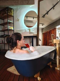 O Refúgio 202 Loft Exclusivo com Banheira Vitoriana em Gramado - Gramado - 7
