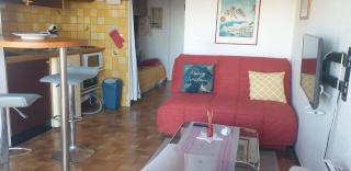 vue mer imprenable joli studio 3 couchages parking piscine ouverte résidence calme - 5