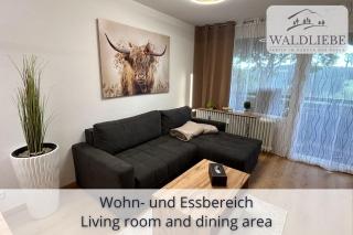 NEU Exklusives Apartment Waldliebe mit Indoor-Pool, Sauna, top Lage und Ausblick in die Natur, Hunde willkommen - Schonach - 7