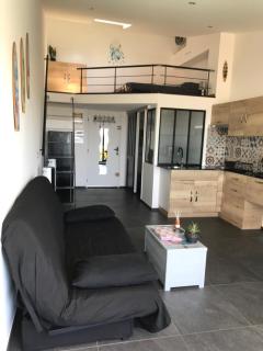 Studio mezzanine Cap d’Agde vue sur port et mer - 5