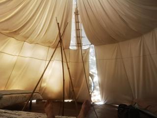 grand tipi traditionnel pour 2 à 5 personnes - Montbrun - 3