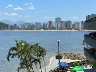 Apt pé na areia vista mar - São Vicente - 9