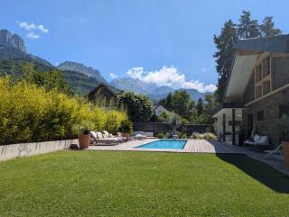 Villa contemporaine avec piscine, vues panoramiques lac & montagnes, climatisation - Talloires - 4