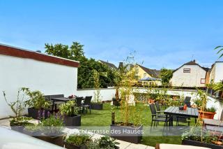 Bambuszimmer mit großem Dachgarten im Gästehaus Graf-Schmelzer - 1
