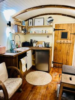 The Railway Carriage - Blue - Glasbury - 8
