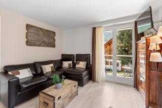 Zermatt, 4 pers, 3 lits - Balcon avec vue et petit jardin - Zermatt - 2
