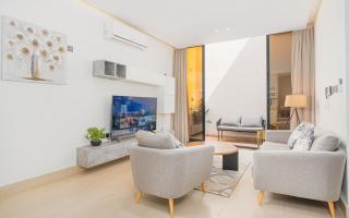 Stylish and Modern apartment in Alwadi Ajlan Rivera - Riyadh - 9