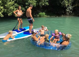 Tranquil Family Vacation by a Creek: Luxury Tented Cabin in Seguin, Texas - 1
