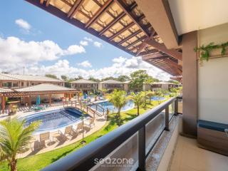 Apto Charmoso com Vista para Piscina! - BIO0079 - Camaçari - 0