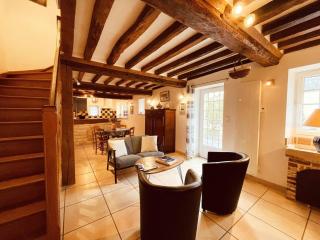 Maison 17e siècle avec jardin et terrasse, proche Haras du Pin et plages, max 5 pers, tout inclus. - FR-1-497-217 - Goulet - 1