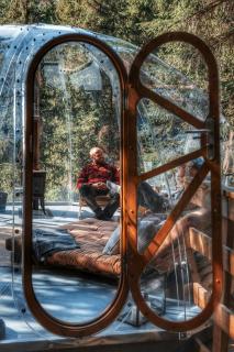 Floating Glass Cabin In The Treetops Of Lårdal - - 2