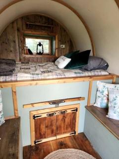 Rustic Sheep Wagon Glamping Retreat with Cowboy Ranch Views near Grand Tetons in Tetonia, Idaho - 5