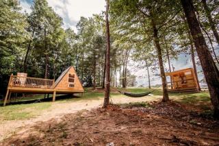 Cozy Modern A-Frame with Private Access Trail to Black Creek in Robbins, Tennessee - Huntsville - 2