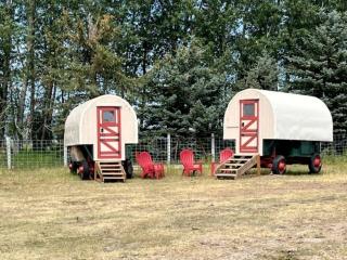 Rustic Glamping Wagons with Teton Views on Working Ranch near Tetonia, Idaho - Tetonia - 0