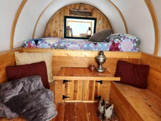 Rustic Glamping Wagons with Teton Views on Working Ranch near Tetonia, Idaho - 7