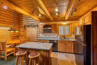 Luxurious Forest Cabin with Hot Tub and Game Room Near Outdoor Adventures in Island Park, Idaho - 0