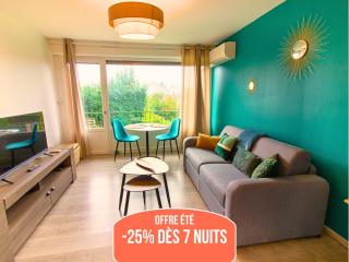 Le Pic'Vert - FREE Parking - 400m Hospital - 15min Train station & HISTORIC Center - Air conditionner - Calm & Cosy - Bergerac - 0