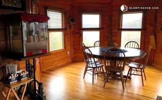 Stunning Log Cabin Rental with a Fireplace near the Volga River State Recreation Area, Iowa - 2