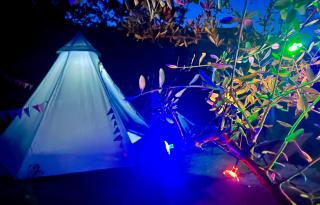 Tipi sous les étoiles option petit déjeuner et dîner - Lucéram - 0