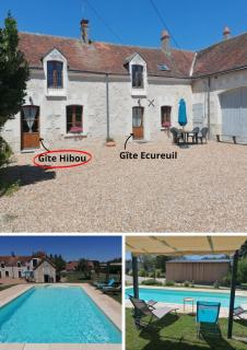 Gîte Hibou avec piscine 4-6 personnes - Villeloin-Coulangé - 2
