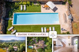 Bastide de Cordes sur Ciel - Piscine chauffée & Parc - 0