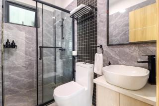 celestial modernly furnished three bedroom apartment with amazing city views swimming pool ,children playground area and ample private parking space - 9