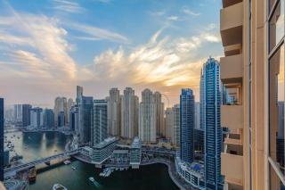 Amazing Dubai Marina Studio Pool Beach Sea View - 9