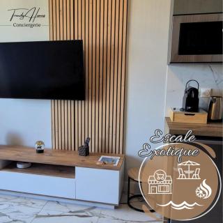 Joli Studio Bord de Mer - Chic - Calme - Climatisé - 9