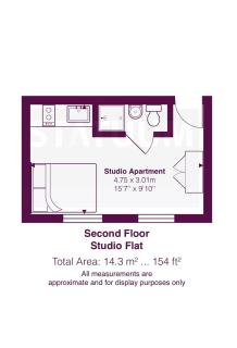 Studio for 2 in Poplar London E14 - 1