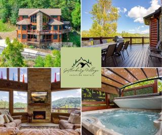 90 Seconds to DowntownMtnCity Views5 King Ensuites!Hot Tub10 BedsGas GrillPoolArcade Game - 3